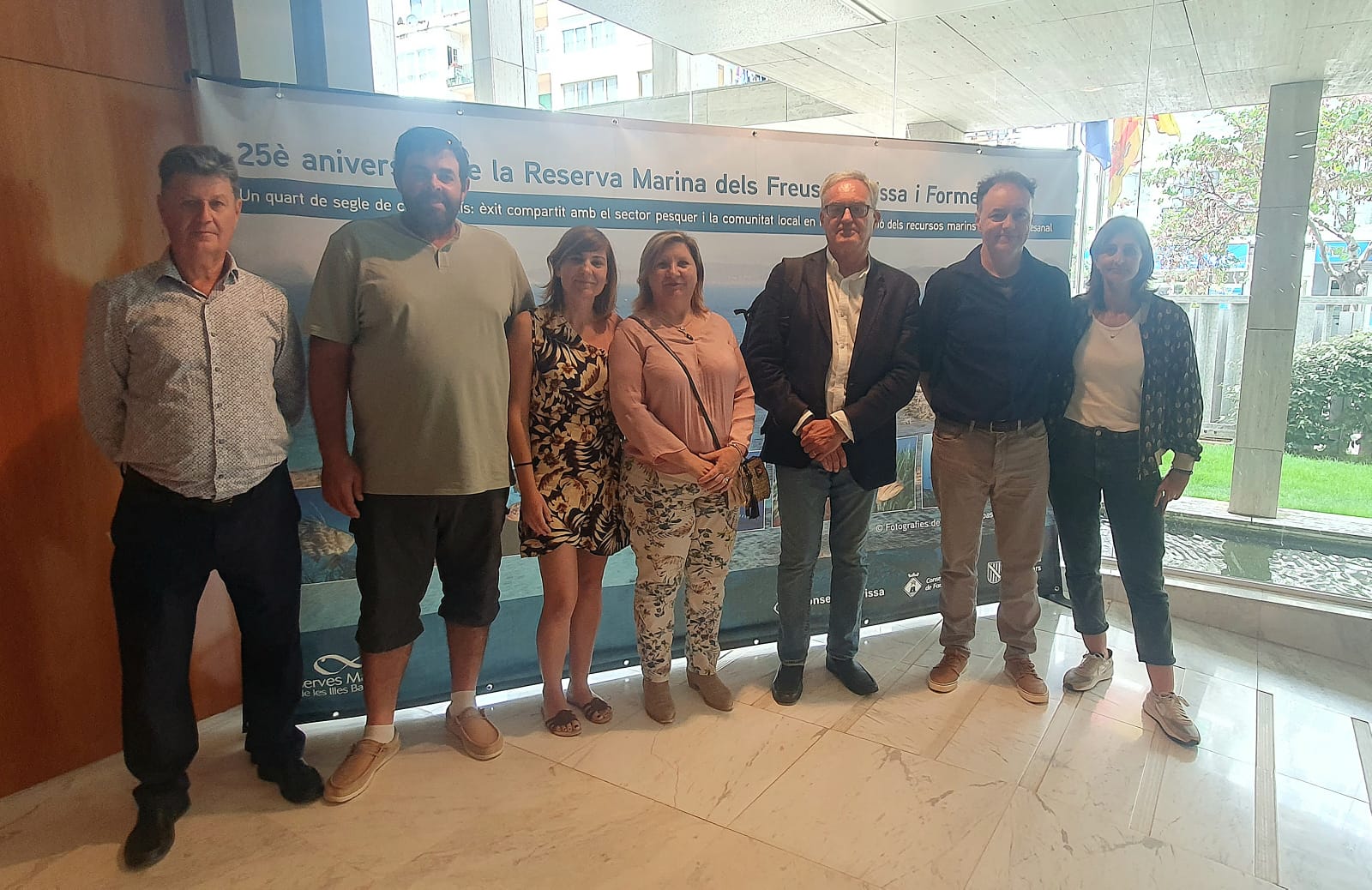 La Reserva Marina dels Freus d'Eivissa i Formentera celebra el seu 25 aniversari